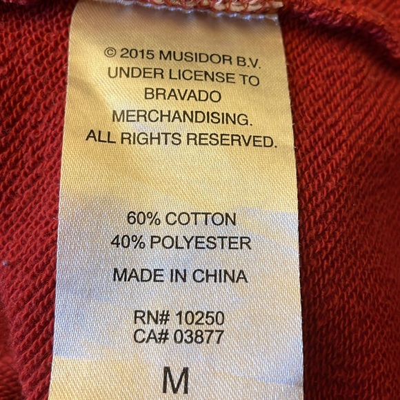 Zipcode Rolling Stone Pullover Minneapolis Hoodie Medium Sweatshirt - Picture 6 of 7